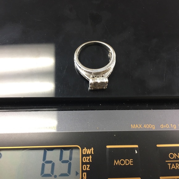 engagement diamonds ring silver 0.75 ct w - Picture 8 of 8